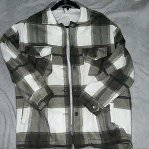 Boohoo Plaid Shacket